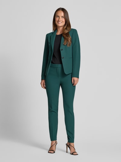 HUGO Slim fit pantalon met persplooien, model 'HAGONIA' Donkergroen - 1