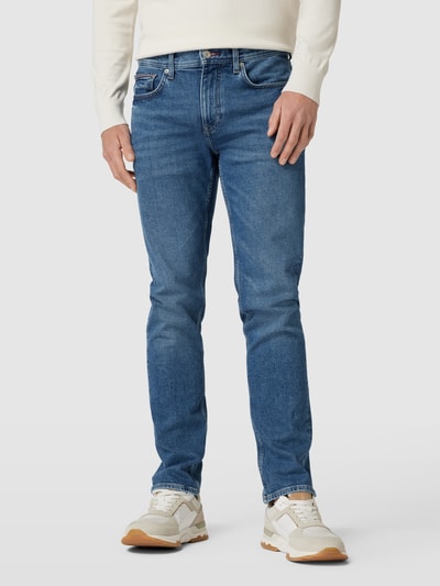 Tommy Hilfiger Straight Fit Jeans im 5-Pocket-Design Modell 'DENTON' Blau 4