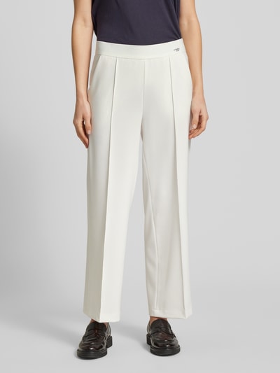 Cambio Stoffen broek met elastische band, model 'CAMERON' Offwhite - 4