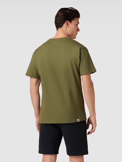 Anerkjendt T-Shirt mit Logo-Stitching Modell 'KIKKI' Olivgrün 5