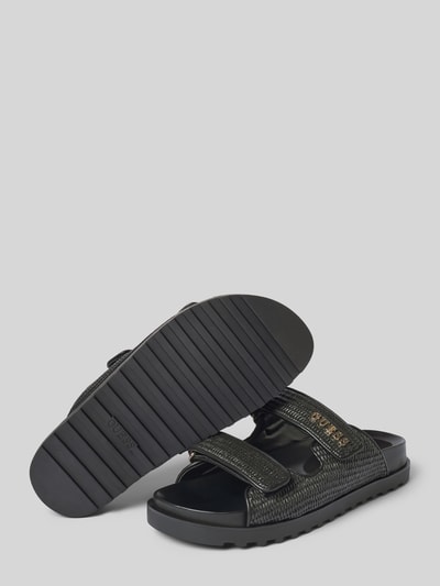 Guess Slides mit Label-Applikation Modell 'FADELIZE' Black 4