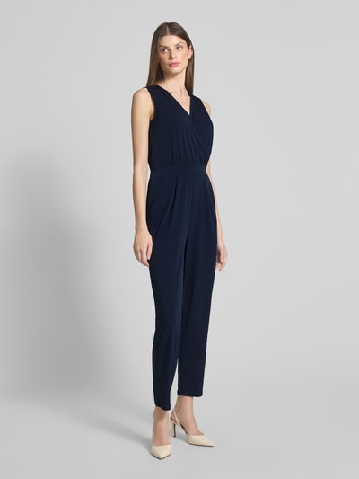 Zero Jumpsuit in Wickel-Optik Marine 1