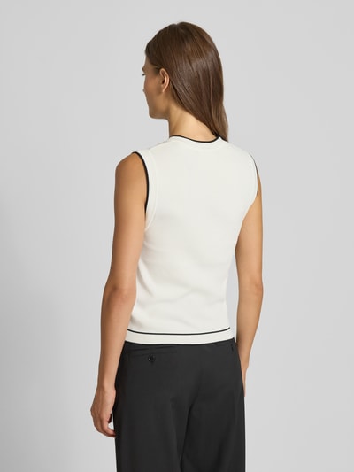 Jake*s Collection Strickjacke mit Knopfleiste Offwhite 5