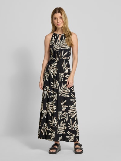 Tom Tailor Denim Getailleerde vrijetijdsjurk van pure viscose Zwart - 4