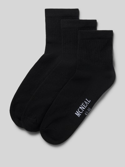 Productfoto, Sokken met elastisch ribboordje in Set van 3 van MCNEAL, Heren sokken katoenmix met stretch, nauwsluitende pasvorm