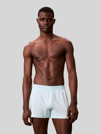 Calvin Klein Underwear Boxershorts im 3-er-Pack aus reiner Baumwolle Hellblau 4