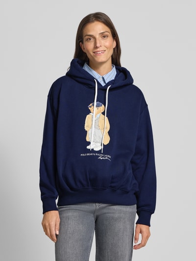Polo Ralph Lauren Oversized Hoodie mit Kapuze Marine 4
