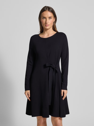 Weekend Max Mara Sukienka z dżerseju z mieszanki wiskozy model 'RETE' Czarny 4