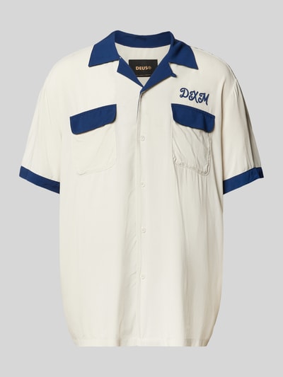 DEUS EX MACHINA Freizeithemd aus Viskose mit Brusttaschen Modell 'Diablo' Offwhite 2