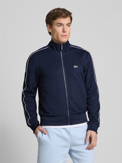 Lacoste Sweatjacke mit Label-Detail Marine 4