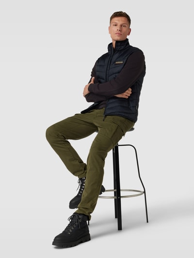 Napapijri Sweatshirt mit Label-Print Black 1