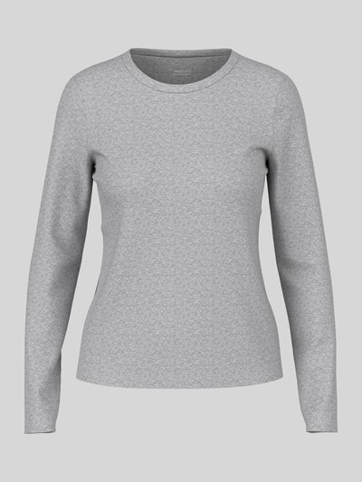 Marc Cain Langarmshirt mit Rundhalsausschnitt Mittelgrau 2