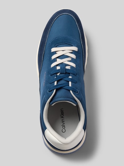 CK Calvin Klein Low-top sneakers van echt leer Donkerblauw - 3