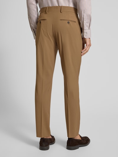 SELECTED HOMME Slim Fit Anzughose mit Viskose-Anteil Modell 'LIAM' Cognac 5