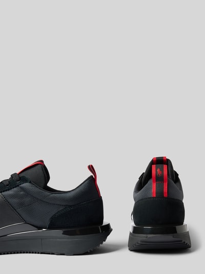 Polo Ralph Lauren Sneaker aus beschichtetem Leder-Mix Black 2