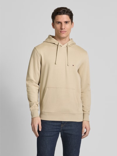 Tommy Hilfiger Regular Fit Hoodie aus reiner Baumwolle Beige 4