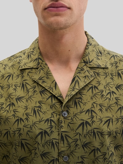 Marc O'Polo Regular Fit Freizeithemd aus reiner Baumwolle Oliv 3