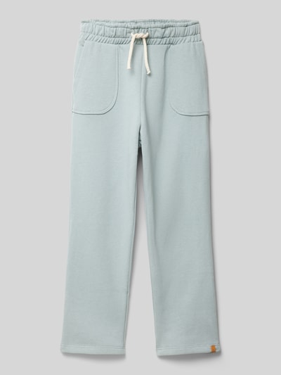 Lil Atelier Regular fit sweatpants met opgestikte zakken, model 'JOBO' Mintgroen - 1