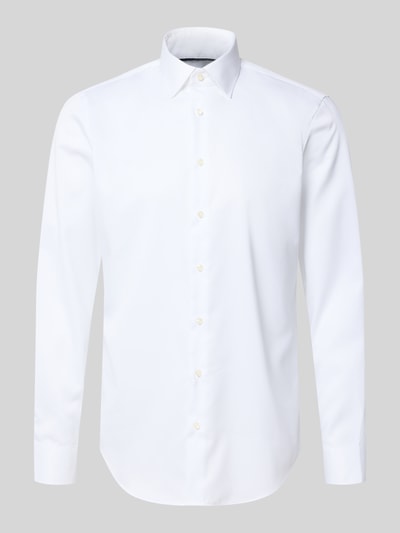 Christian Berg Men Regular fit zakelijk overhemd met kentkraag Wit - 2