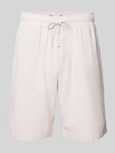 MCNEAL Shorts aus Leinen-Baumwoll-Mix mit Gesäßtasche Offwhite 2