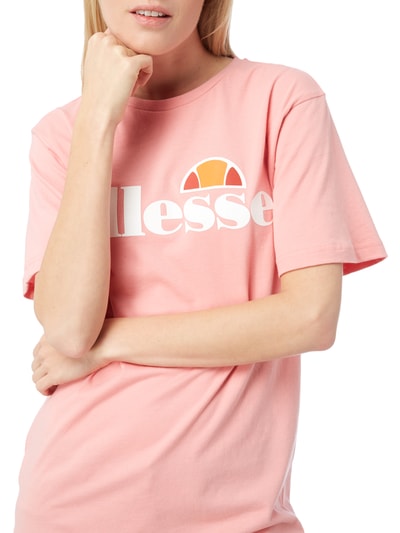 Ellesse T-Shirt mit Logo-Print Rosa 3