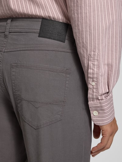 Christian Berg Men Stoffen broek met 5-pocketmodel Donkergrijs - 3