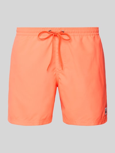 Quiksilver Badehose mit Label-Detail und elastischem Bund Orange 1