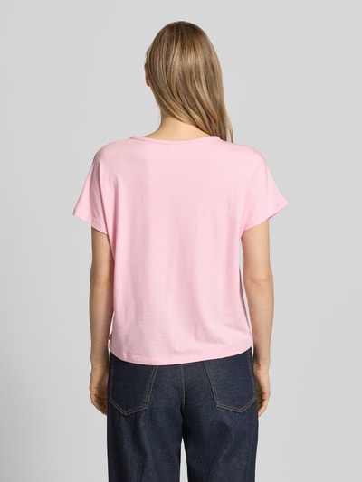 Brax Regular-Fit T-Shirt aus Baumwoll-Mix mit Viskose-Anteil Pink 5