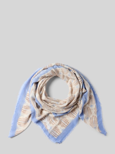 JOOP! Sjaal met franjes, model 'ALEA' Offwhite - 1