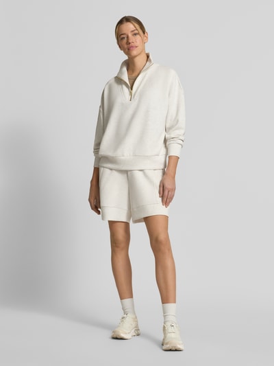 VARLEY Sweatshirt aus Viskose-Mix mit Reißverschluss Modell 'hawley' Offwhite Melange 1