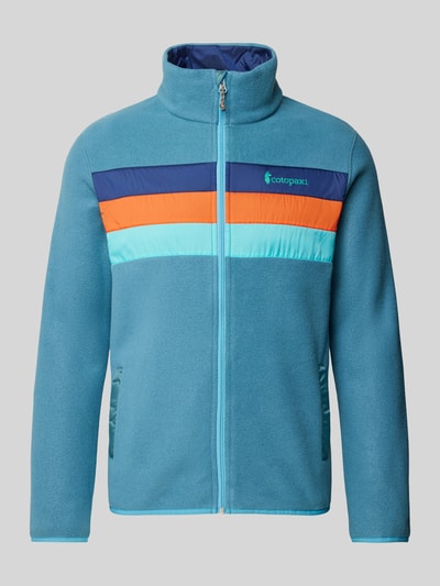 Cotopaxi Fleecejack met contraststrepen, model 'Teca' Turquoise - 2