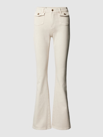 Guess Stoffhose mit aufgesetzten Taschen Offwhite 2