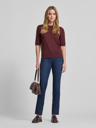 Angels Slim fit jeans met elastische band Donkerblauw - 1