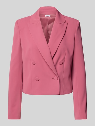 Jake*s Cocktail Regular Fit Blazer mit Reverskragen Altrosa Melange 1