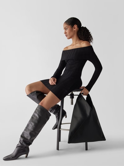 Maison Margiela Handtasche mit Label-Details Schwarz 1