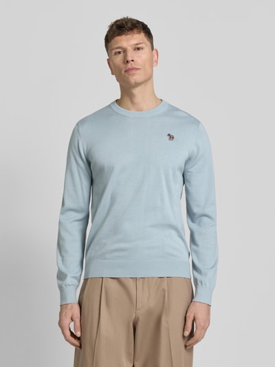 Paul Smith Pullover mit Rundhalsausschnitt Hellblau 4