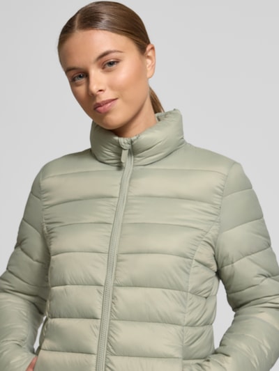 Christian Berg Woman Selection Gewatteerd jack met opstaande kraag Rietgroen - 3