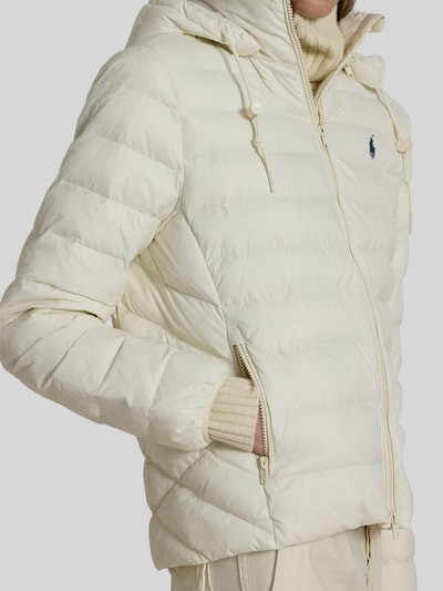 Polo Ralph Lauren Steppjacke mit Kapuze Ecru 4