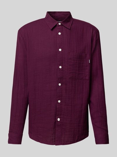 REVIEW Vrijetijdsoverhemd van mousseline Prune - 2