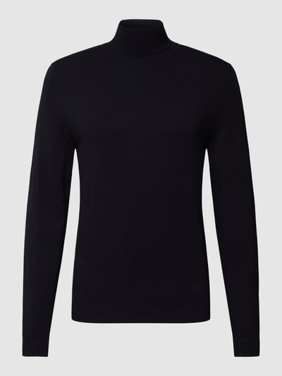 MCNEAL Longsleeve mit geripptem Rollkragen Marineblau 2