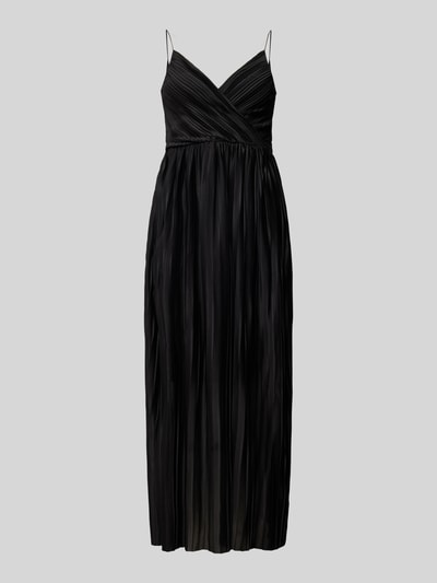 Only Midi-jurk met spaghettibandjes, model 'ELEMA' Zwart - 2