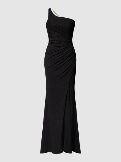 Mascara Abendkleid mit One-Shoulder-Träger Black 2