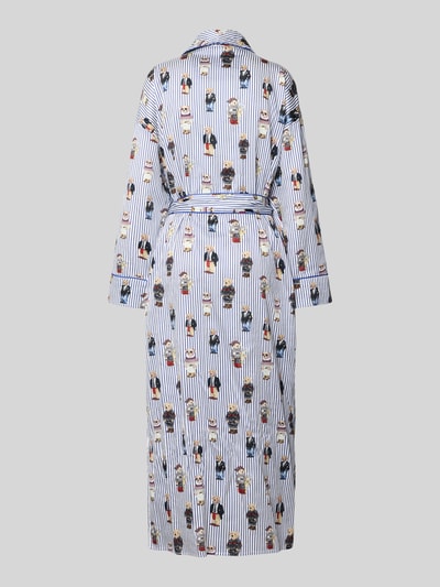 Polo Ralph Lauren Szlafrok z szalowym kołnierzem Niebieski 3