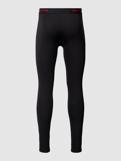 HUGO Long Johns mit Logo-Stitching Modell 'JOHN' Black 3