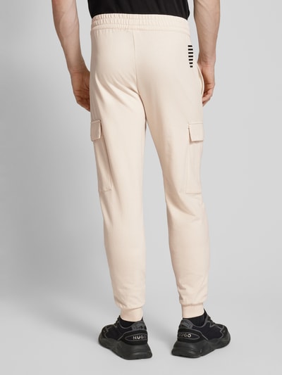 EA7 Emporio Armani Sweatpants met labelprint Offwhite - 5