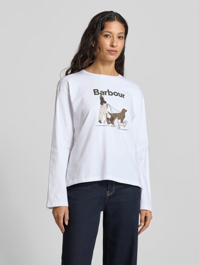 Barbour Oversized shirt met lange mouwen van puur katoen, model 'WOODHOUSE' Wit - 4