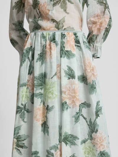 Luisa Cerano Midirock mit Kellerfalten Mint 3