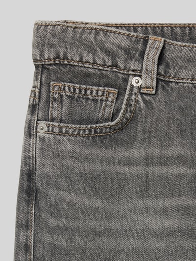 Tom Tailor Straight Fit Jeans aus reiner Baumwolle mit Weitenregulierung innen Mittelgrau 2