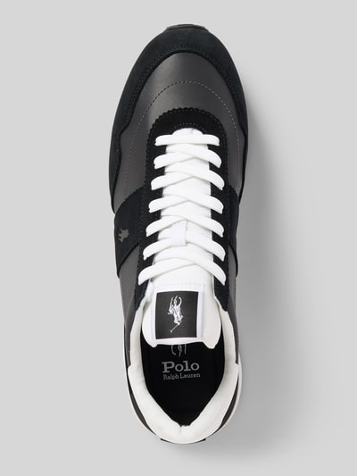 Polo Ralph Lauren Sneaker aus Leder-Mix Modell 'TRAIN' Black 3