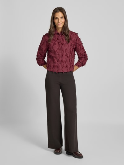 SEDUCTIVE Marlenehose aus Viskose-Mix mit Gesäßtaschen Modell 'KIMBERLEY' Dunkelbraun 1